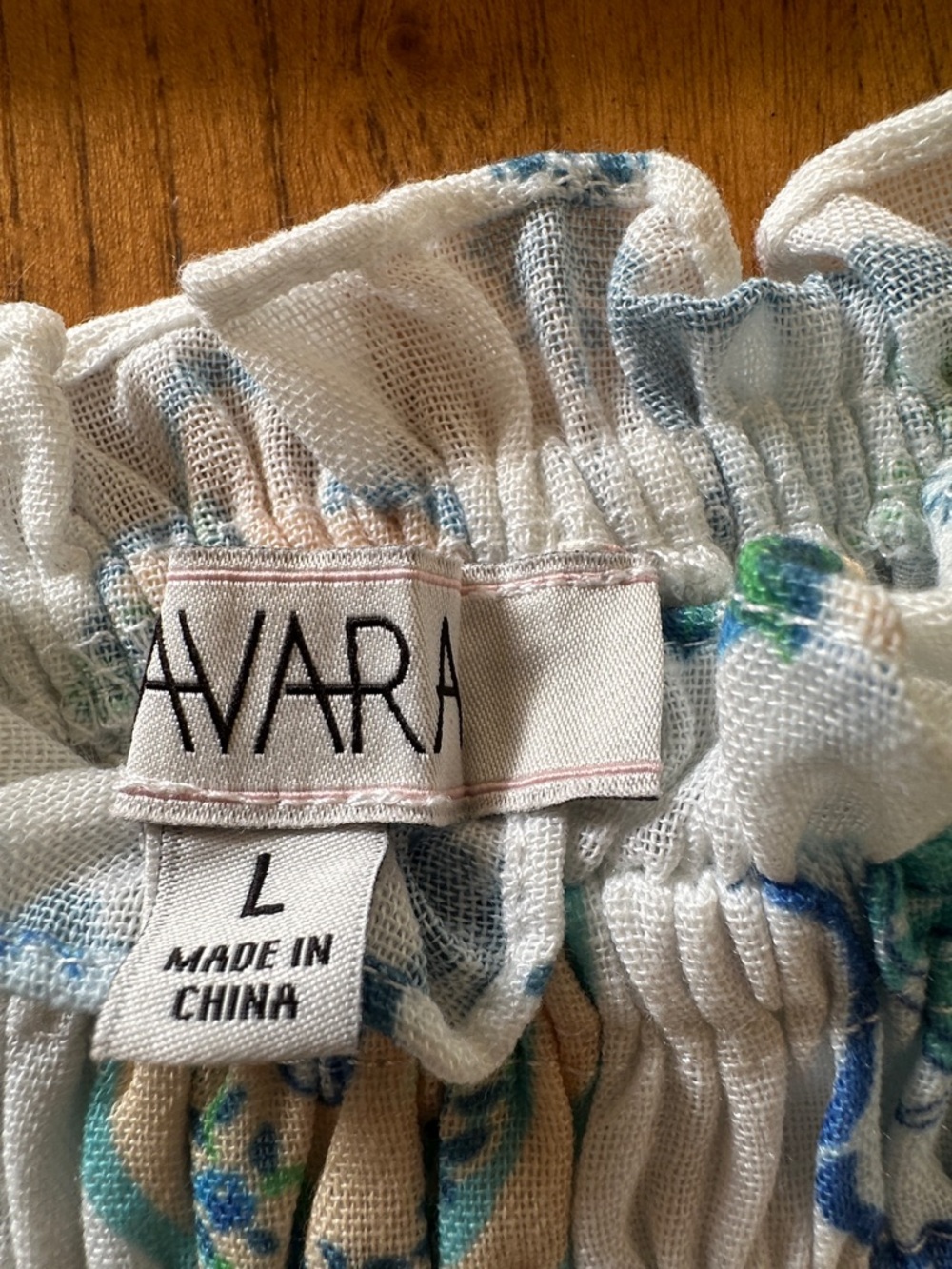 Avara boutique Blue & White Printed Ruffle Strap Summer Dress - Picture 2 of 8